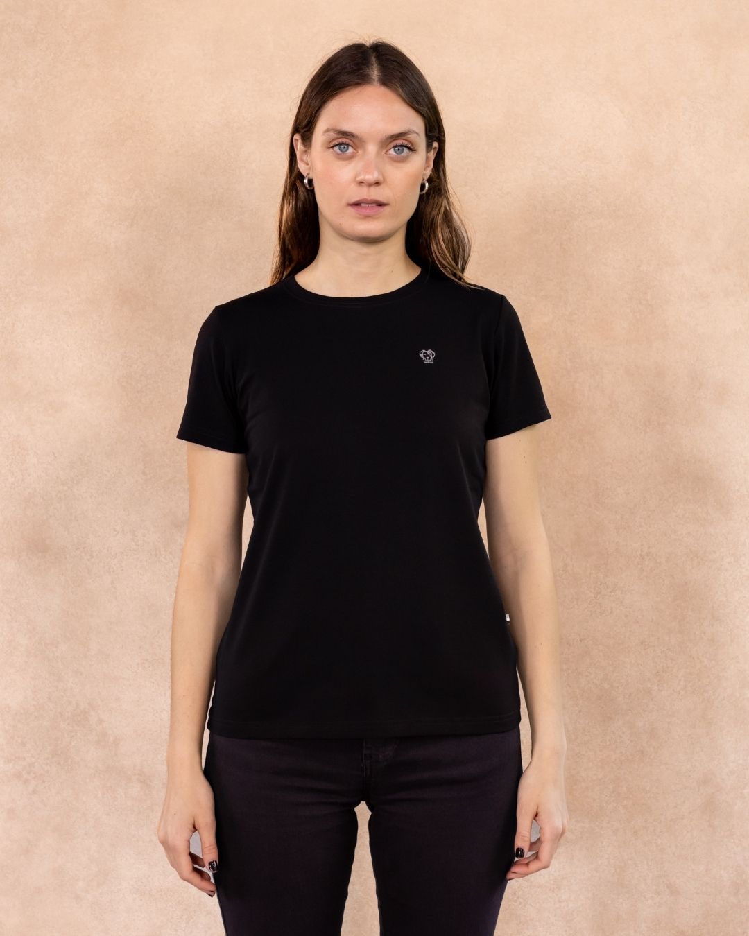 Black Stain-Resistant Women's T-Shirt