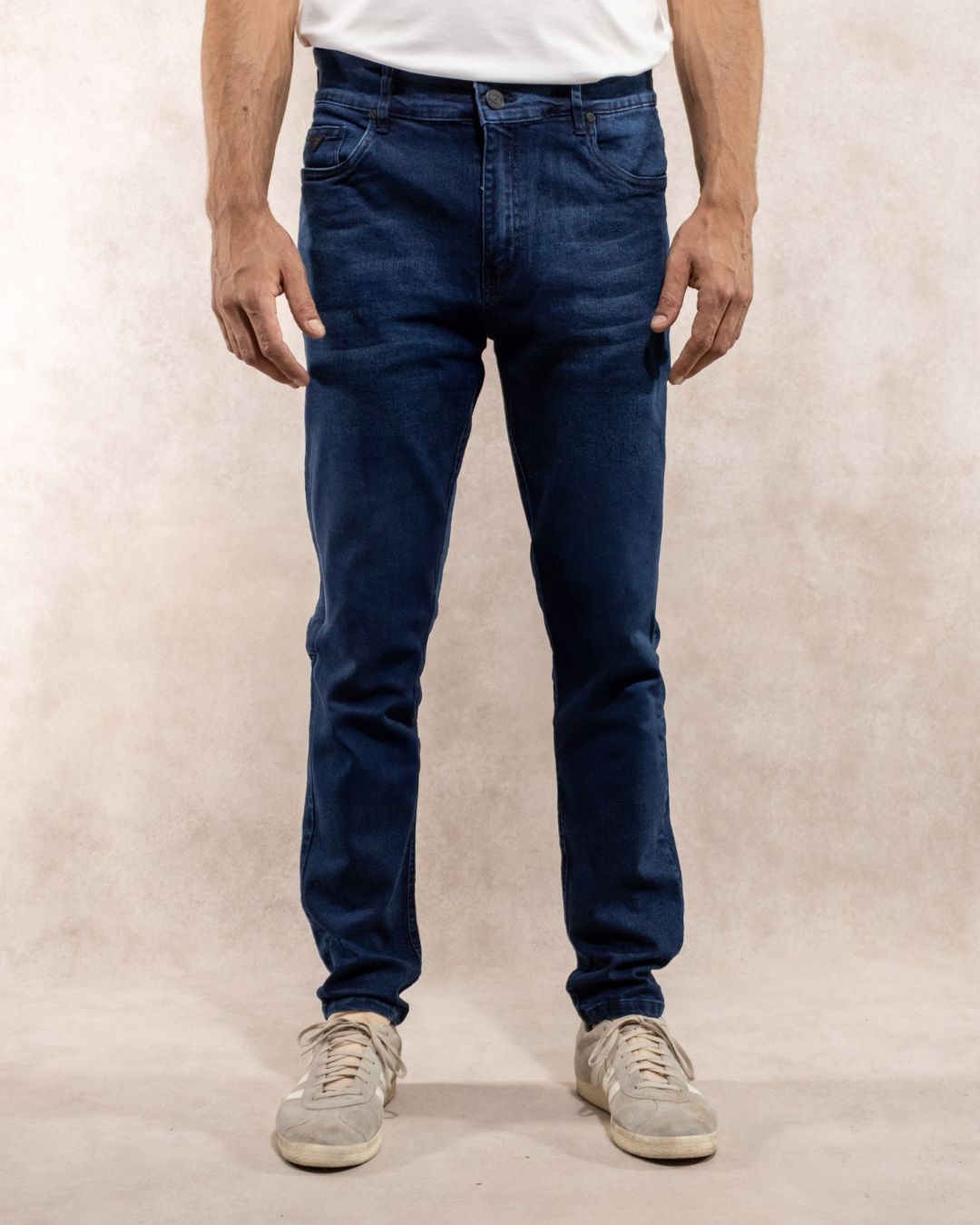 Blue Stretchy Jeans - Slim Fit