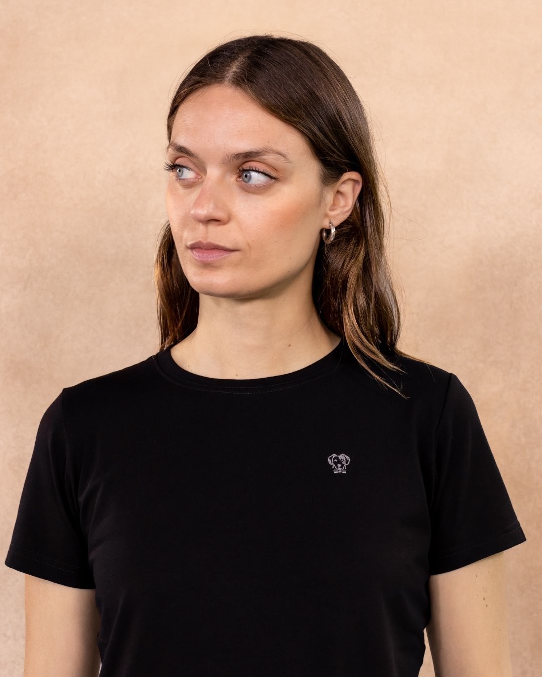 Black Stain-Resistant Women's T-Shirt