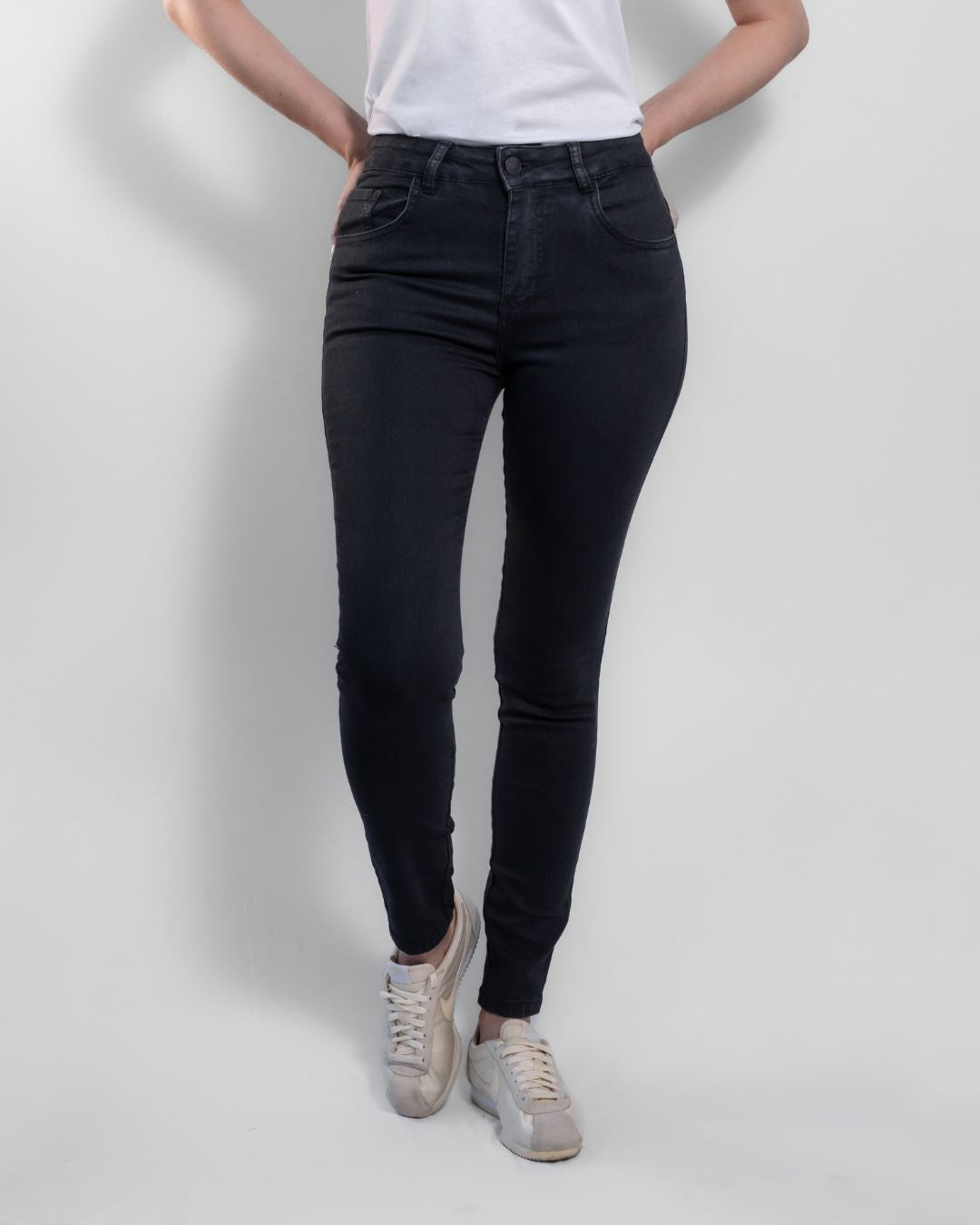 Black Skinny Stretchy Jeans