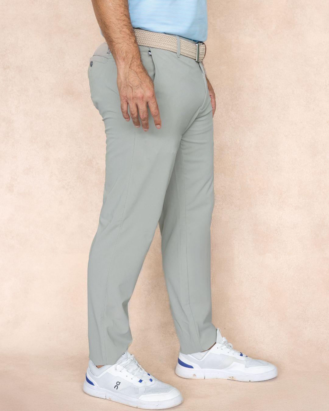 Performance Stain Resistant Gray Pants