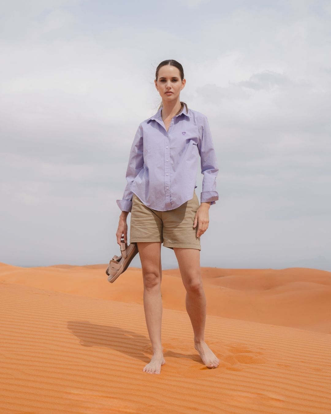 Lila Stain Resistant Shirt
