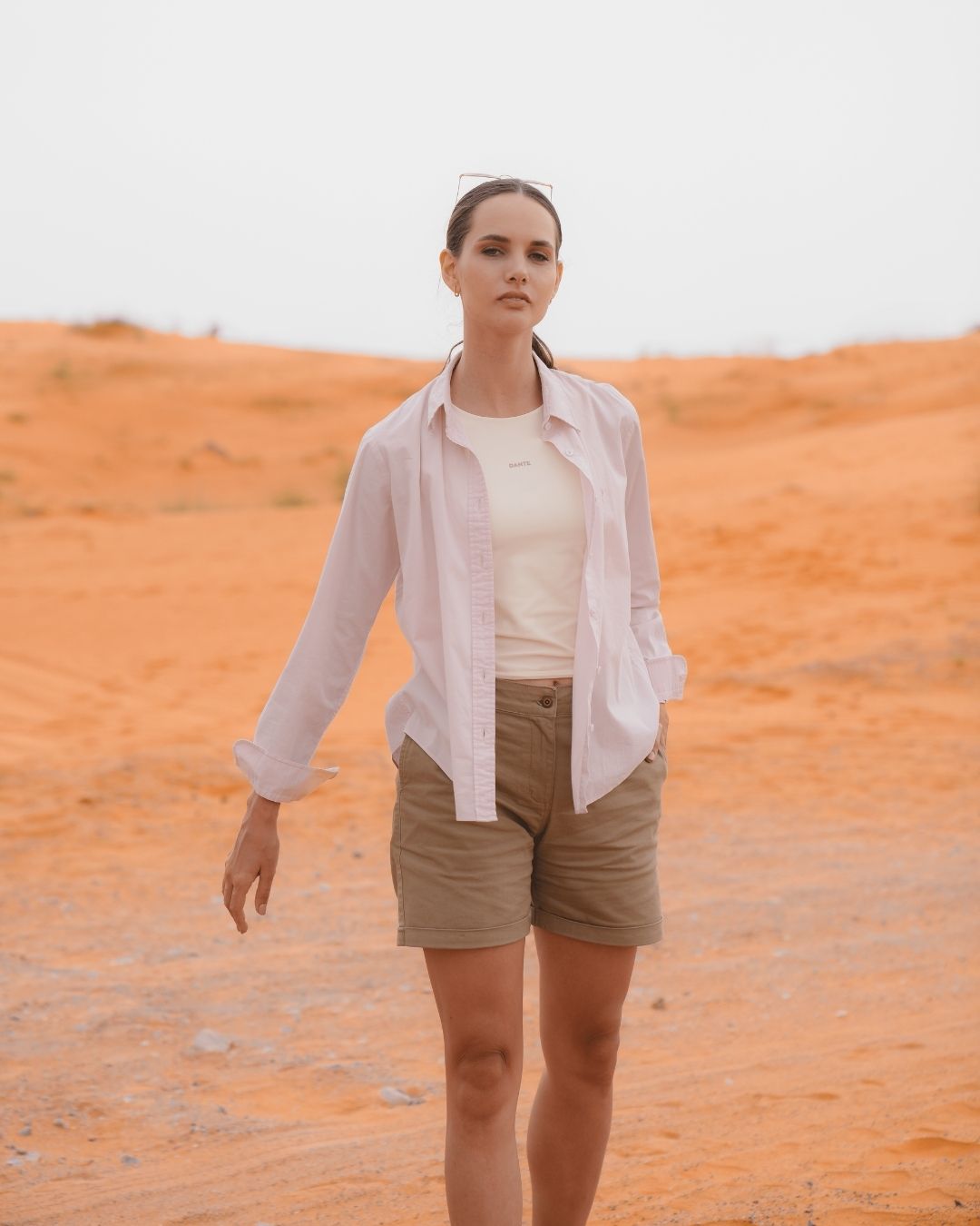Baby Pink Stain Resistant Shirt