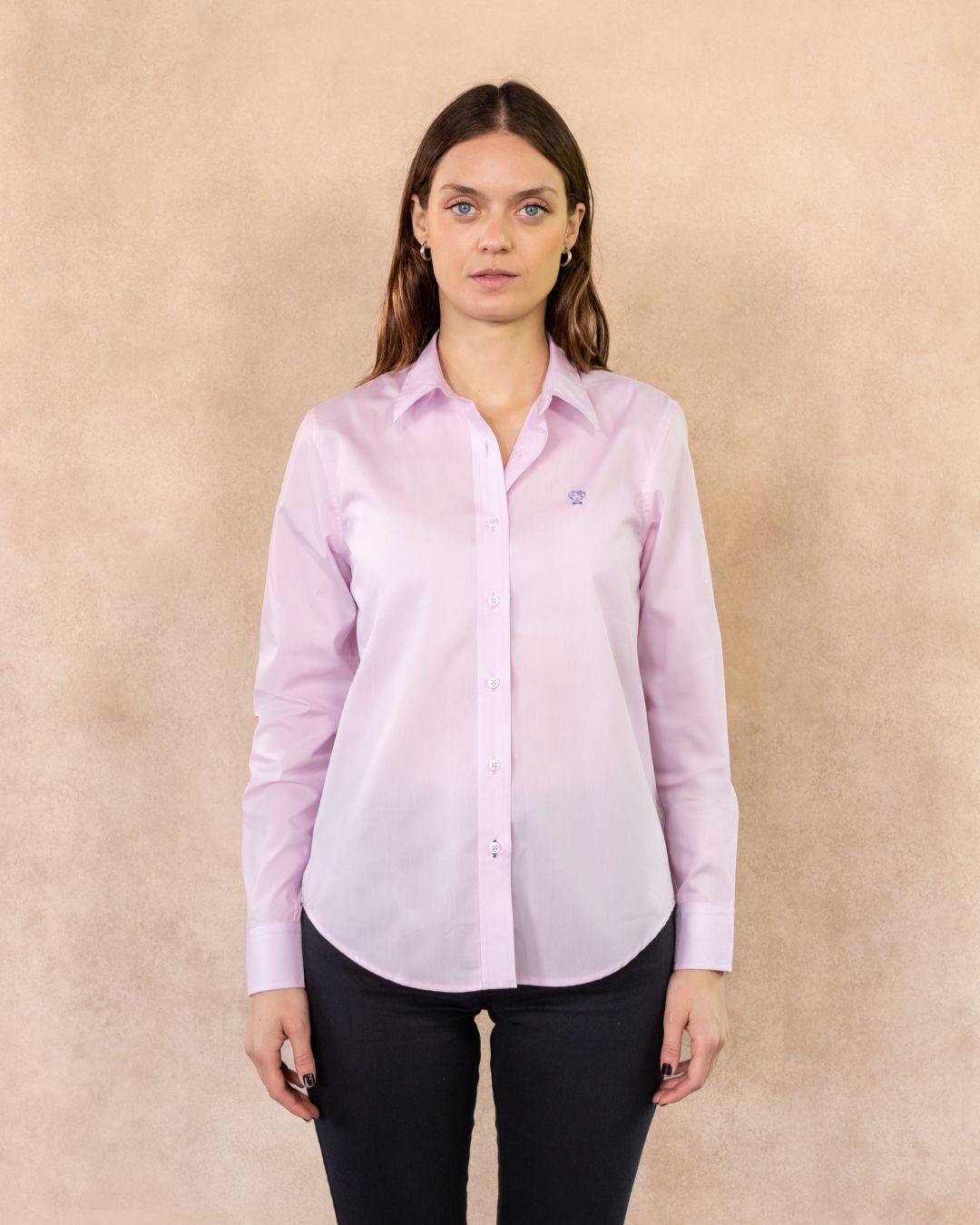 Women's Stain-Resistant Light Pink Shirt