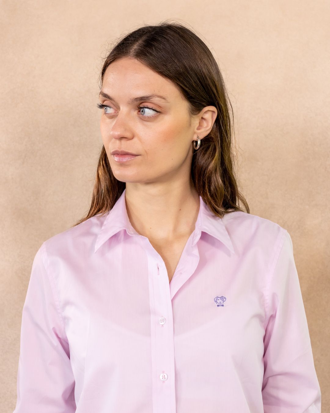 Women's Stain-Resistant Light Pink Shirt