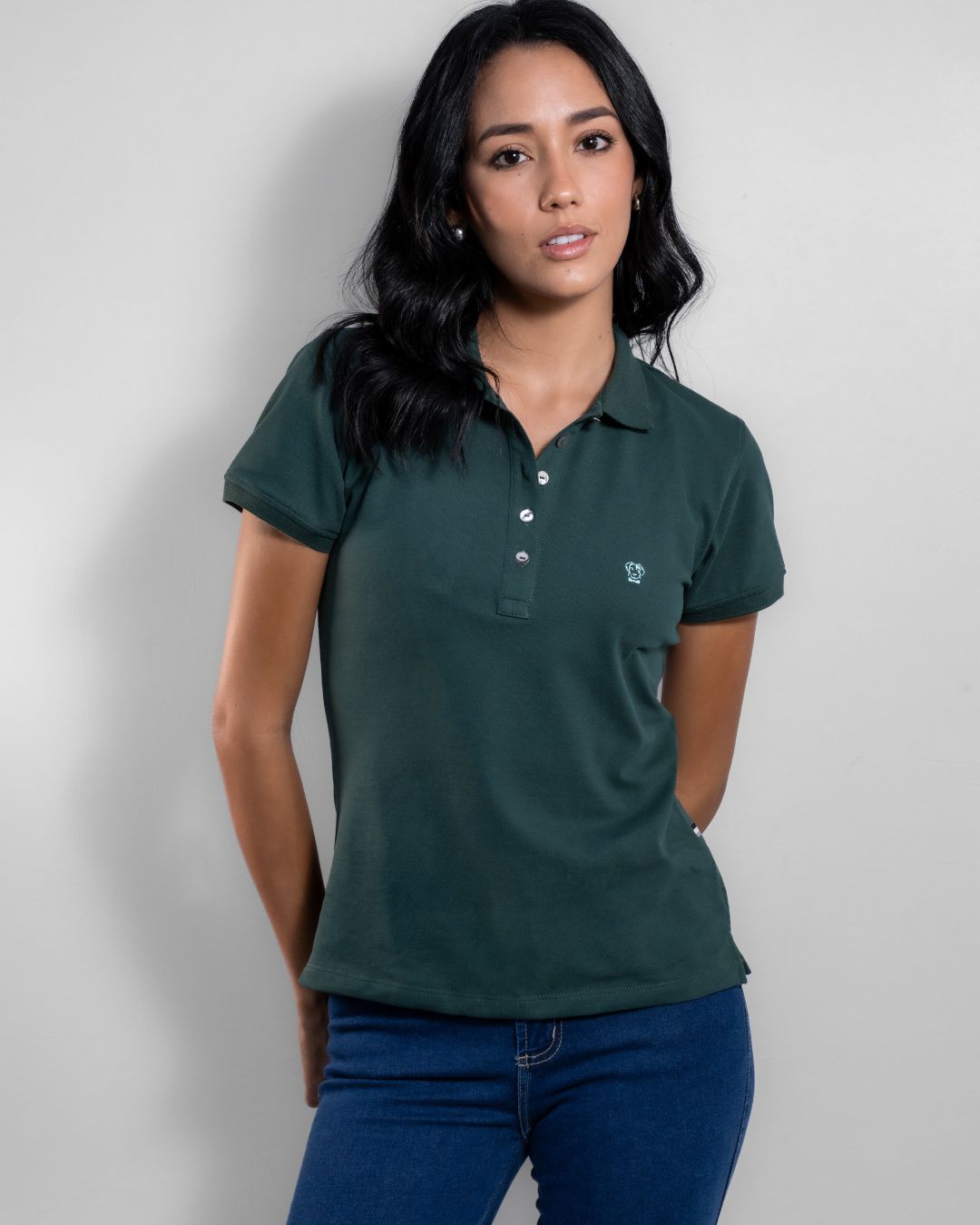 Emerald Green Stain Resistant Woman´s Polo