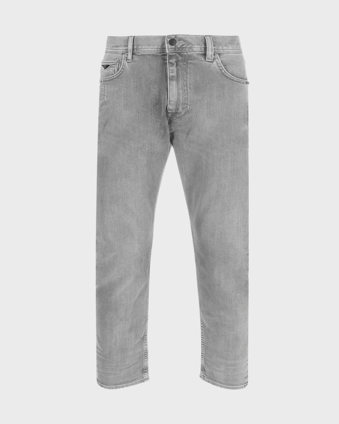 Light Grey Stretchy Jeans - Slim Fit