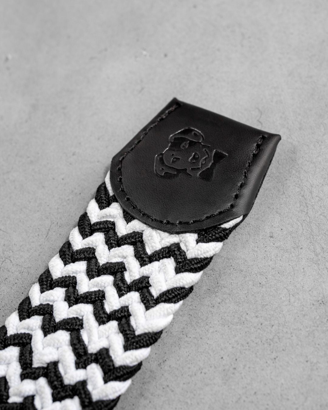 White & Black Elastic Belt